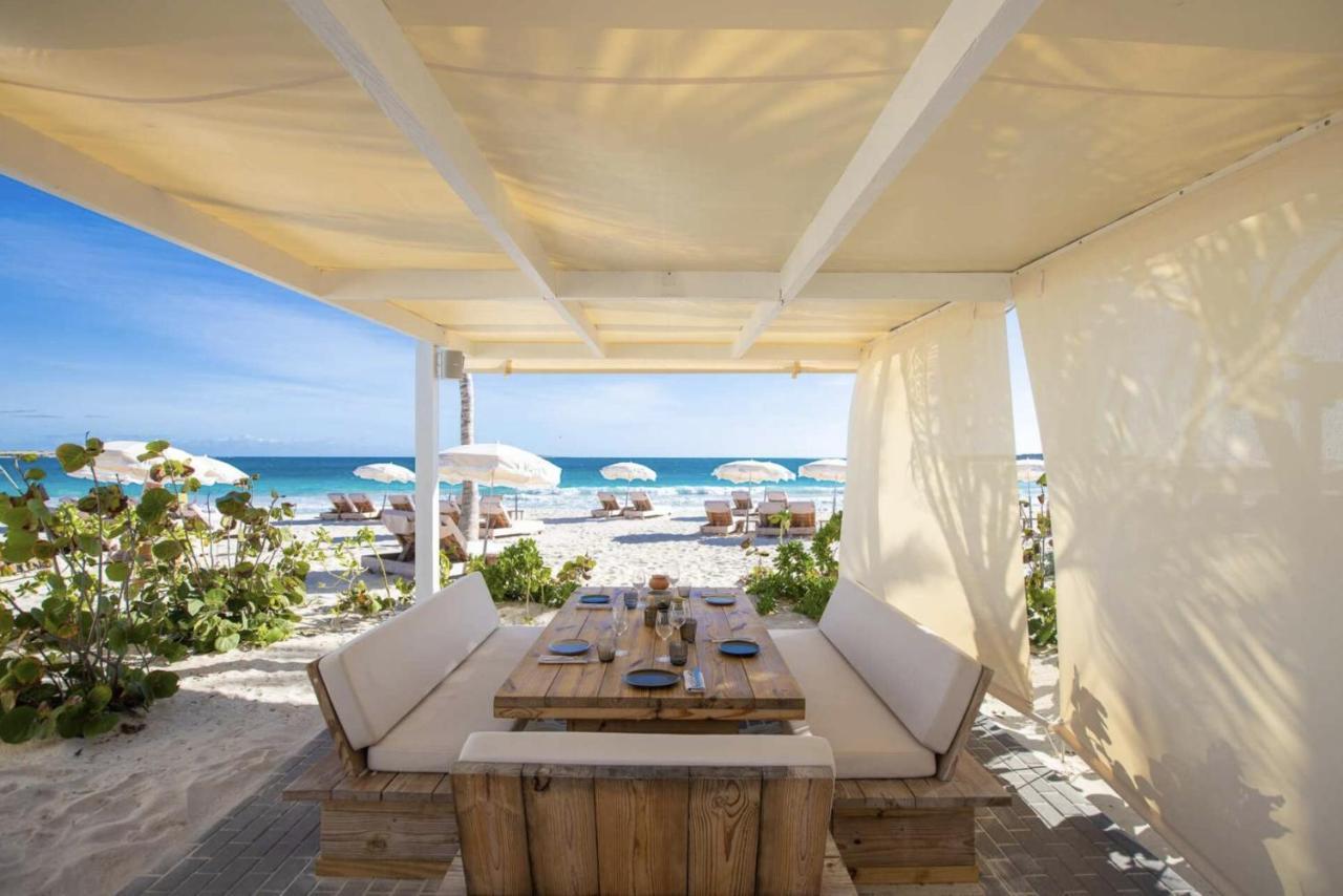 Top Floor Unit 520 Ft2 - 48 M2 With Stunning Dominant View On Ocean, St Barth, Orient Bay Cul de Sac Zewnętrze zdjęcie