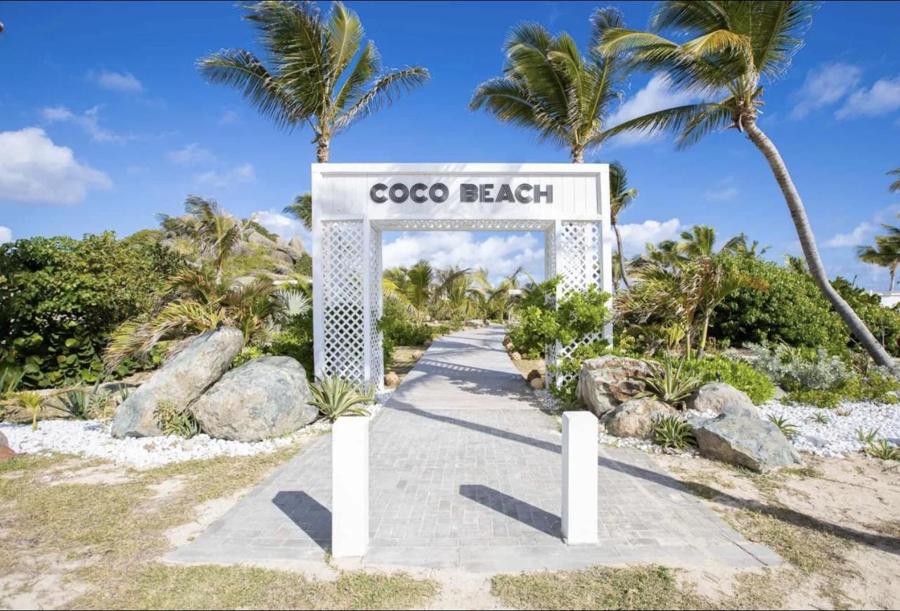 Top Floor Unit 520 Ft2 - 48 M2 With Stunning Dominant View On Ocean, St Barth, Orient Bay Cul de Sac Zewnętrze zdjęcie