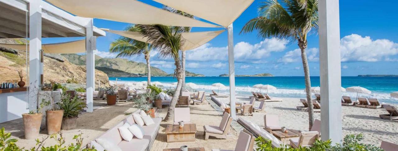 Top Floor Unit 520 Ft2 - 48 M2 With Stunning Dominant View On Ocean, St Barth, Orient Bay Cul de Sac Zewnętrze zdjęcie