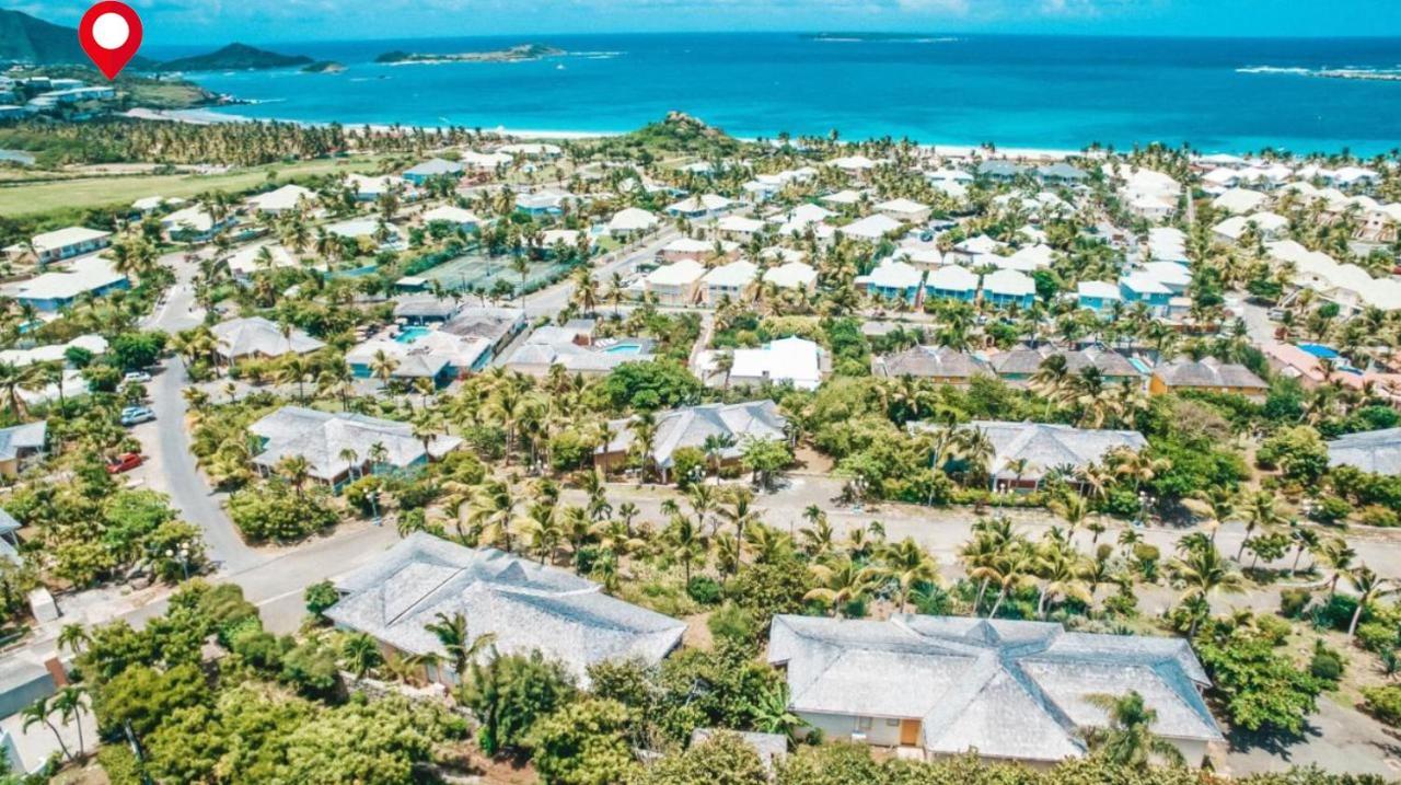 Top Floor Unit 520 Ft2 - 48 M2 With Stunning Dominant View On Ocean, St Barth, Orient Bay Cul de Sac Zewnętrze zdjęcie