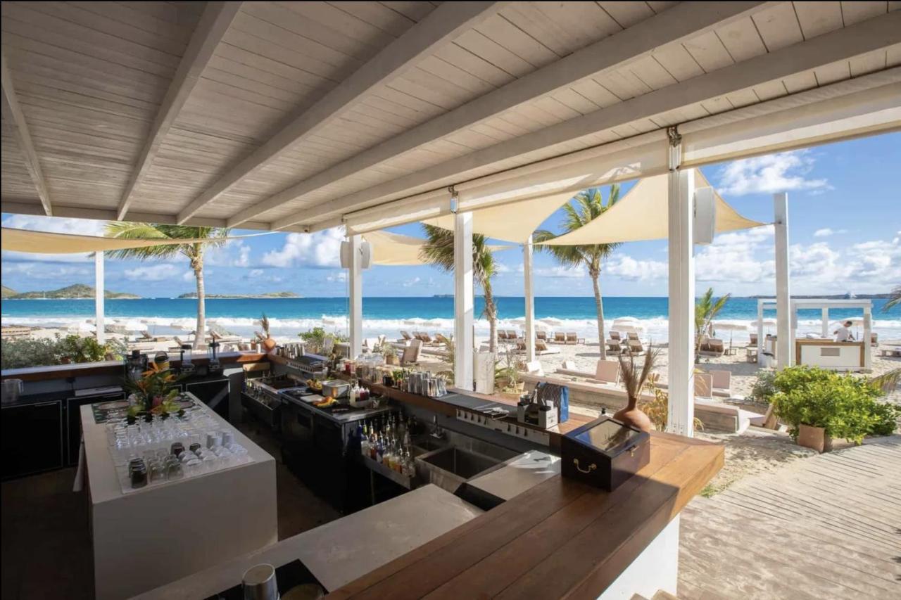 Top Floor Unit 520 Ft2 - 48 M2 With Stunning Dominant View On Ocean, St Barth, Orient Bay Cul de Sac Zewnętrze zdjęcie