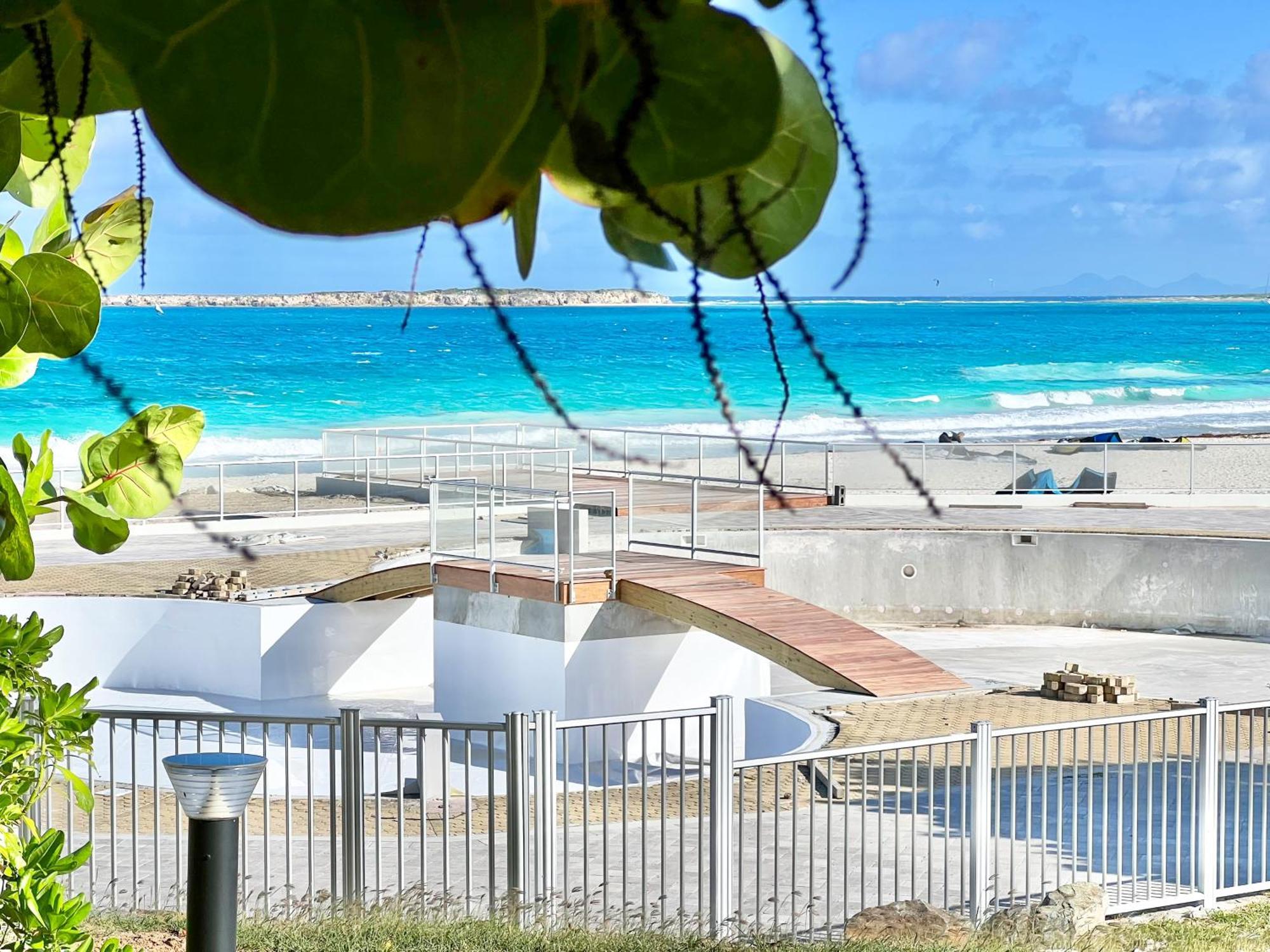 Top Floor Unit 520 Ft2 - 48 M2 With Stunning Dominant View On Ocean, St Barth, Orient Bay Cul de Sac Zewnętrze zdjęcie