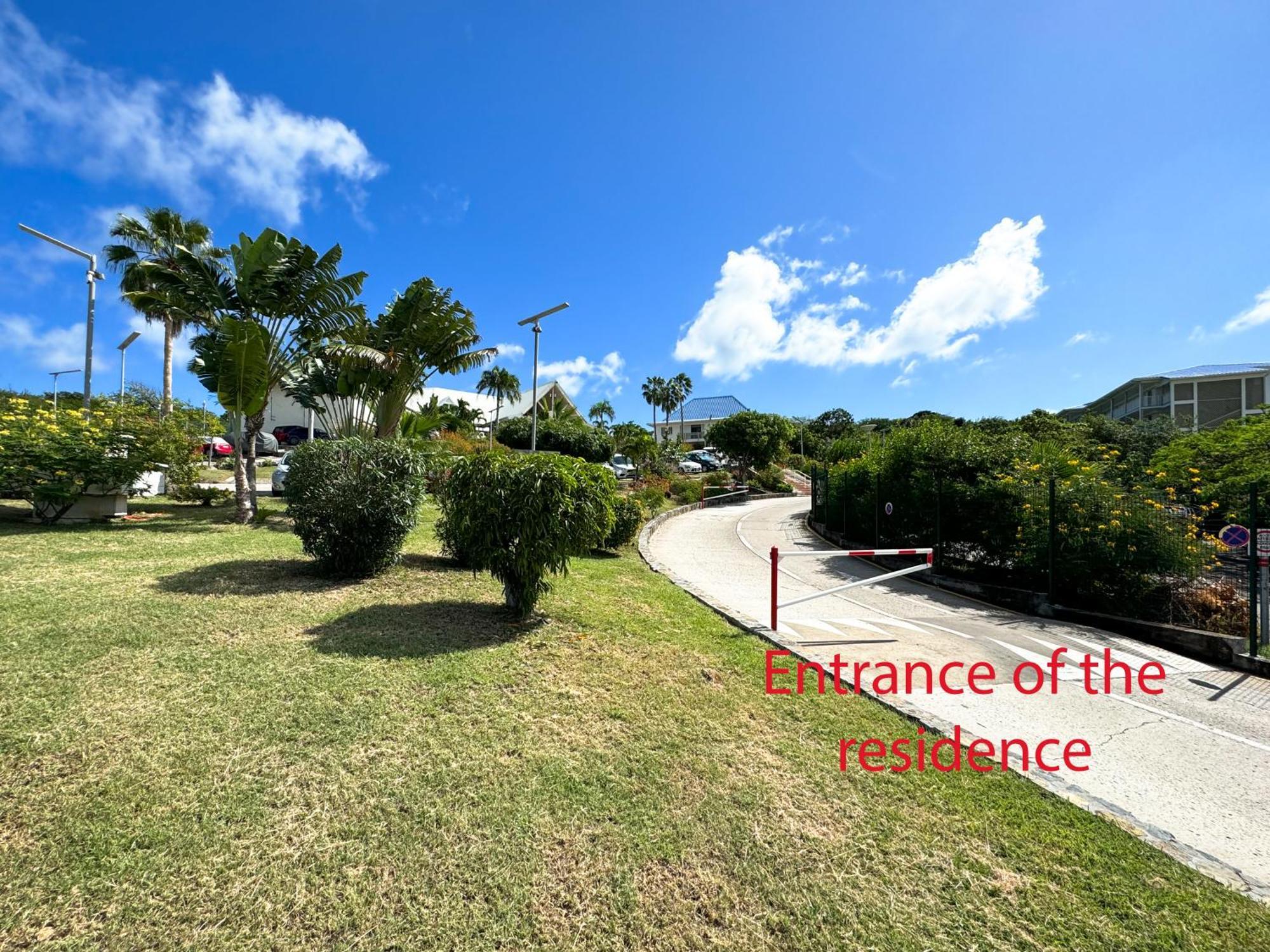 Top Floor Unit 520 Ft2 - 48 M2 With Stunning Dominant View On Ocean, St Barth, Orient Bay Cul de Sac Zewnętrze zdjęcie